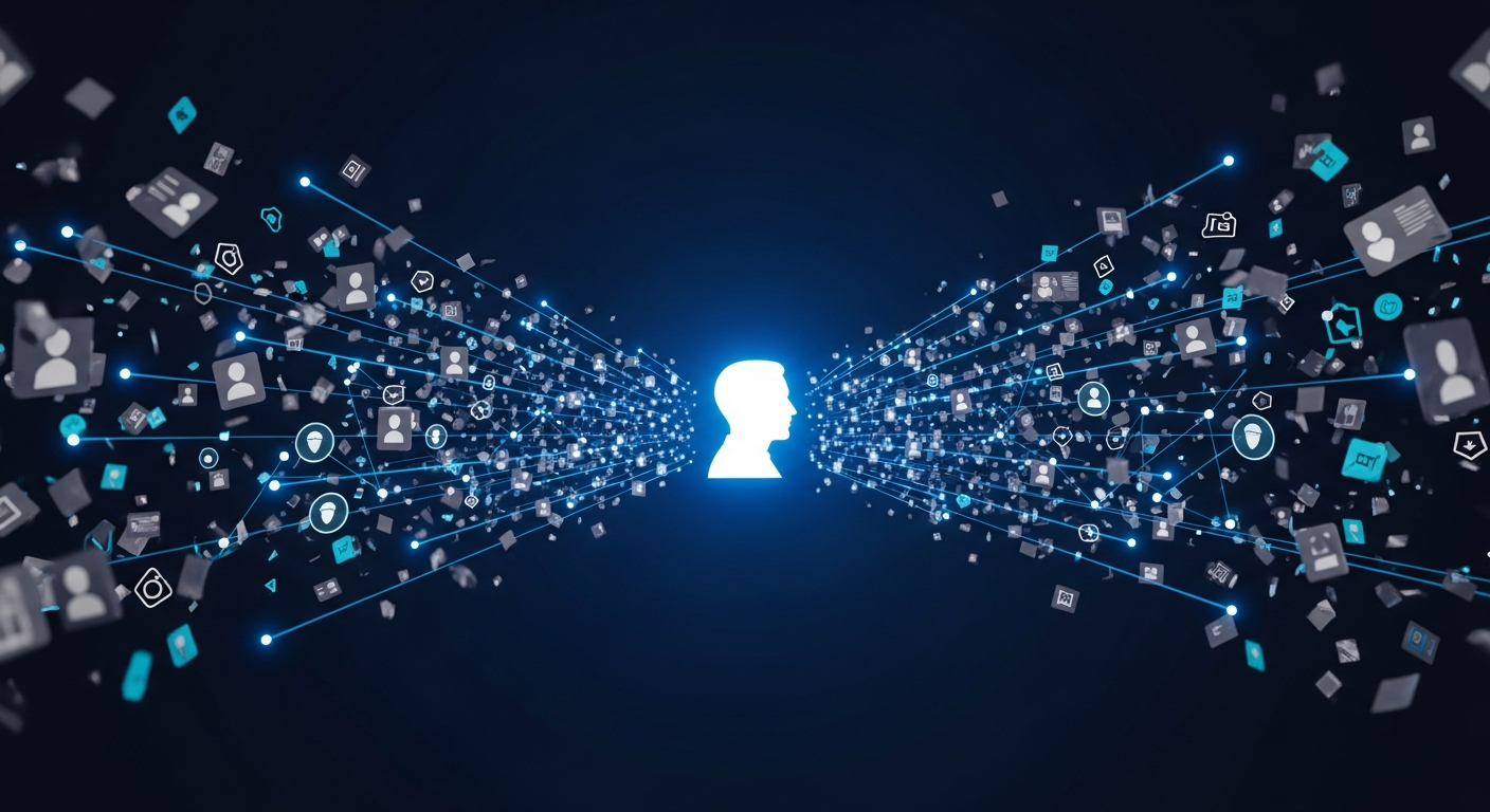 Personal OSINT exposure assembled from public data targeting an executive concept
